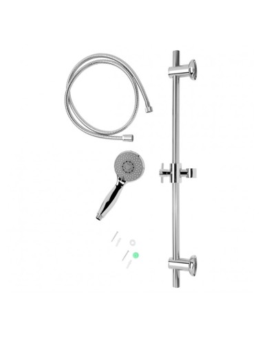 SET DOCCIA TUBO 150CM E COLONNA 70CM INOX su Shop in Casa