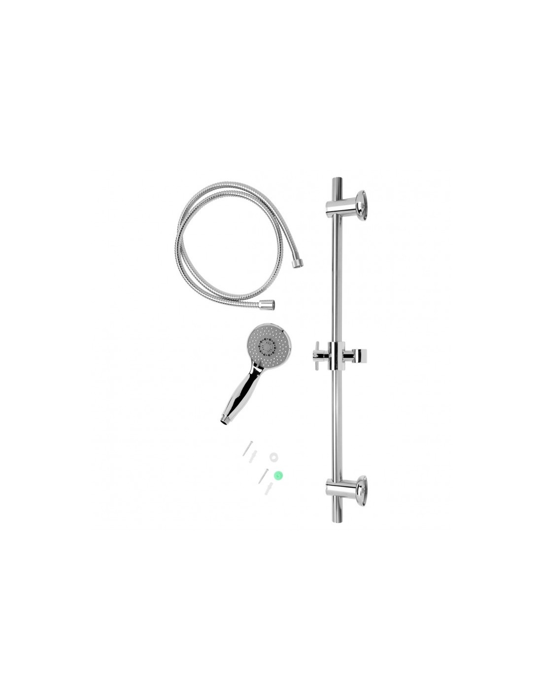 SET DOCCIA TUBO 150CM E COLONNA 70CM INOX su Shop in Casa