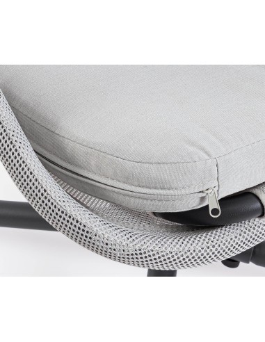 SEDIE E POLTRONE: vendita online Poltrona Sospesa Pieghevole Algar con Struttura in Metallo e Cuscini Grigio, Relax Outdoor i...
