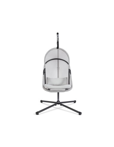 SEDIE E POLTRONE: vendita online Poltrona Sospesa Pieghevole Algar con Struttura in Metallo e Cuscini Grigio, Relax Outdoor i...