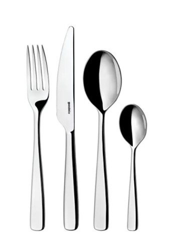 SERVIZI DI POSATE: vendita online 29780063 SET 24 POSATE STEEL GRACE in offerta