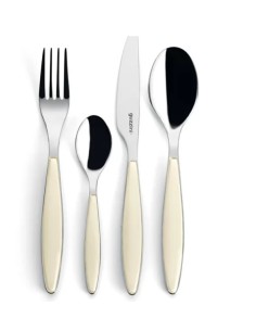 POSATERIA: vendita online 23000004 SET 24 POSATE CREAM in offerta