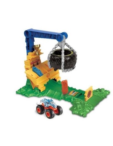 GIOCATTOLO PUBBLICIZZATO: vendita online HOT WHEELS HTP18 RHINOMITE CHALLENGE ARENA in offerta