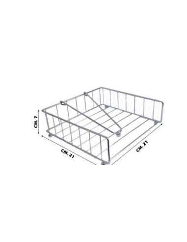 PORTATOVAGLIOLI 270839 SLIM 21X21CM CROMATO su Shop in Casa