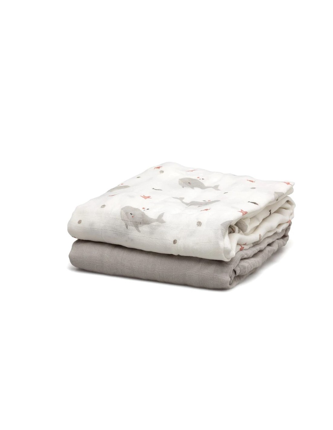 PRIMA INFANZIA: vendita online KK 03763-3 MUSSOLINA BAMBU'GRIS 120X120 in offerta