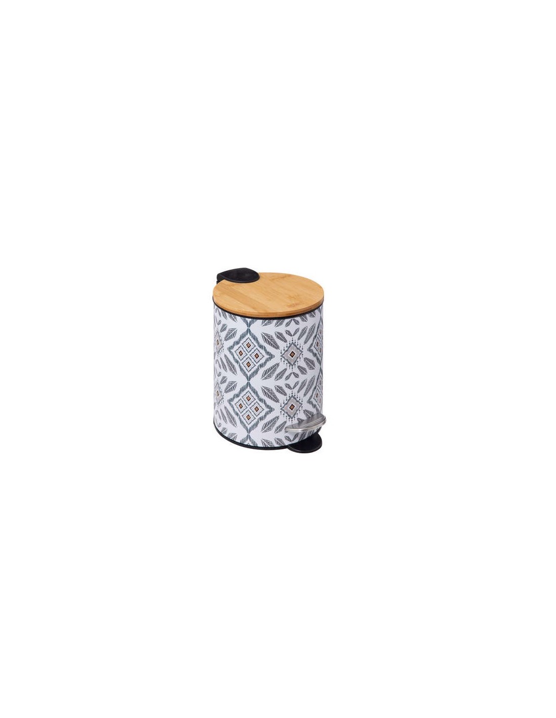 PATTUMIERA PEDALE 174913A HAPACHE 3LT METALLO/BAMBOO su Shop in Casa