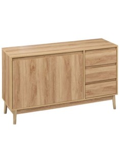 Credenza 5five Abana 3 Cassetti Effetto Rovere Naturale | Shopincasa.it
