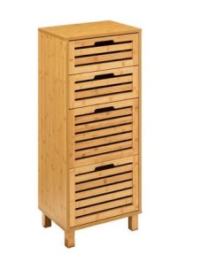 Armadio in bambù Sicela con 4 cassetti 5five - shopincasa.it