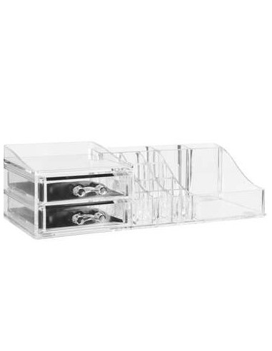 PORTAOGGETTI 155912 ACRILICO 31X9X15CM TRASPARENTE su Shop in Casa