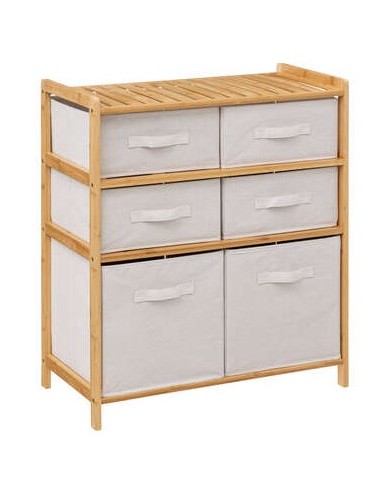 MOBILETTO 174905 BAMBOO 66X33X78CM 6CASSETTI