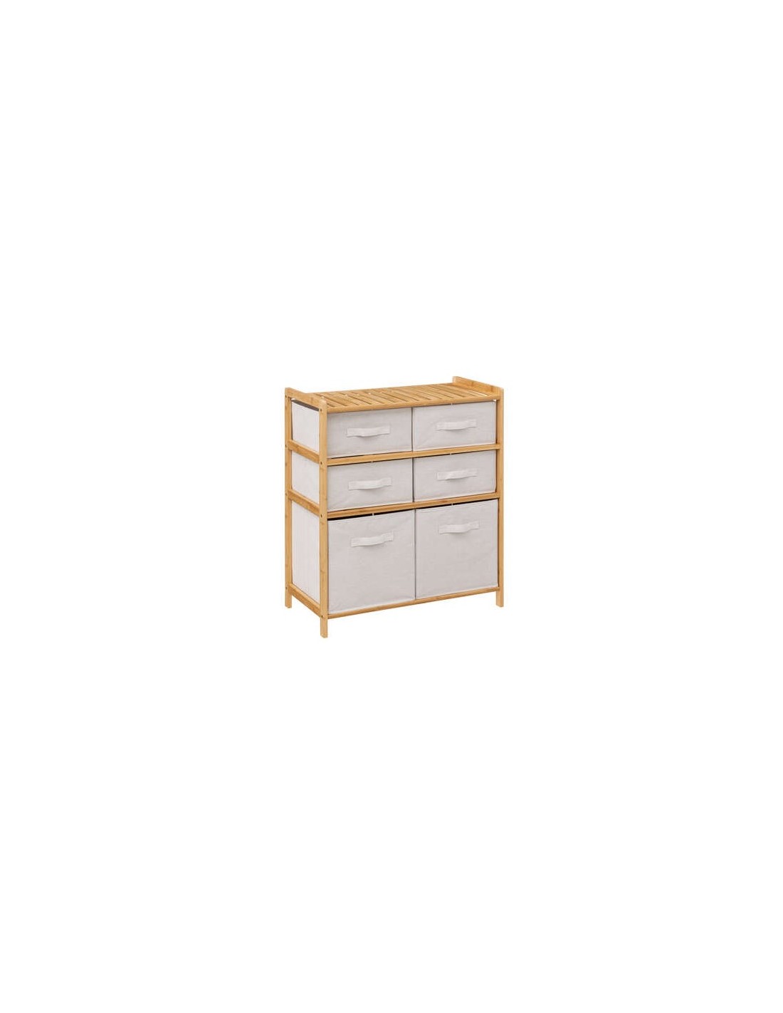 MOBILETTO 174905 BAMBOO 66X33X78CM 6CASSETTI su Shop in Casa