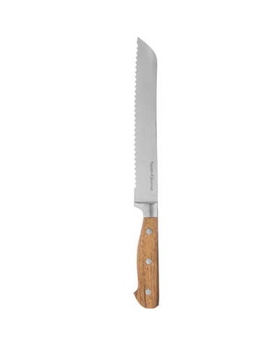 COLTELLO PANE 146606 34CM INOX MANICO LEGNO su Shop in Casa