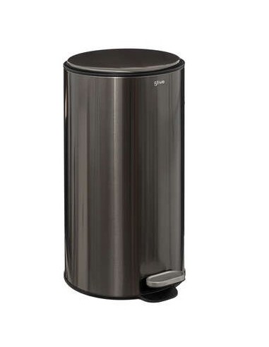 PATTUMIERA PEDALE 164753G INOX 30LT NERO