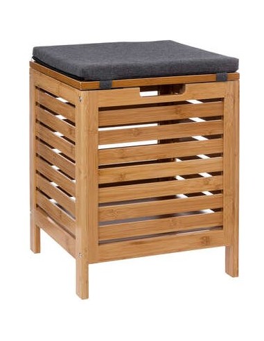 SGABELLO CONTENITORE 174784 BAMBOO 35X35X49CM su Shop in Casa