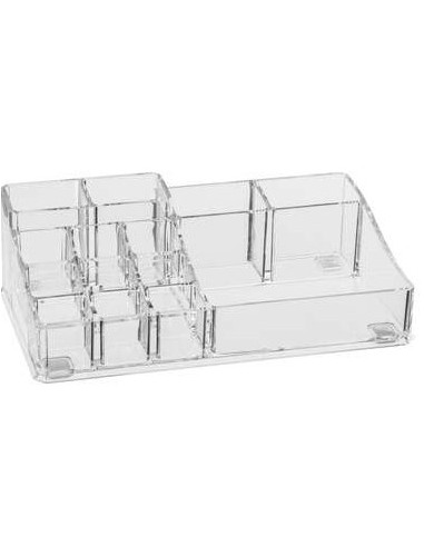 PORTAOGGETTI 155910 ACRILICO 22X12X7CM 14 SCOMPARTI su Shop in Casa