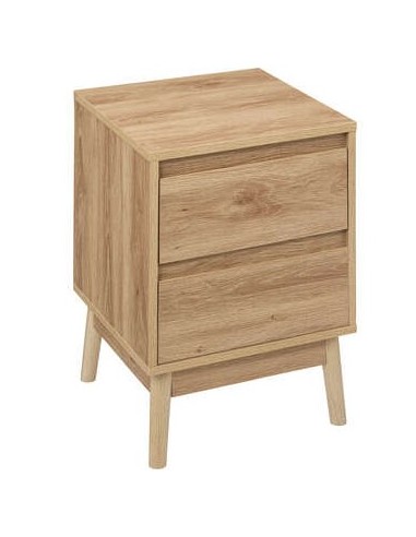 COMODINO 193544 ABANA 40X40X56CM 2 CASSETTI