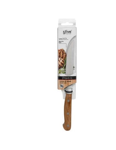 COLTELLO BISTECCA 146608 23CM INOX MANICO LEGNO