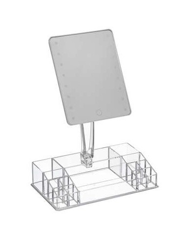 SPECCHIO 161055 CON SUPPORTO 14 SCOMPARTI ACRILICO su Shop in Casa