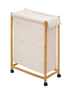 PORTABIANCHERIA 200104 52LT BEIGE CON RUOTE su Shop in Casa