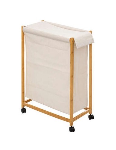 PORTABIANCHERIA 200104 52LT BEIGE CON RUOTE su Shop in Casa