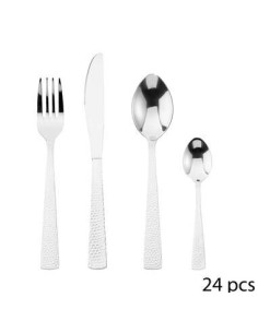 Servizio posate 24 pezzi D'oro acciaio inox | shopincasa.it
