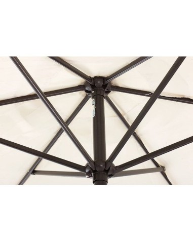 GAZEBO E OMBRELLONI: vendita online Ombrellone Garden Ecrù 3x2 m, struttura in alluminio marrone, telo poliestere idrorepelle...