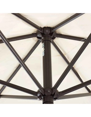 GAZEBO E OMBRELLONI: vendita online Ombrellone da giardino in alluminio tondo 3 m, palo centrale, apertura a manovella (base ...