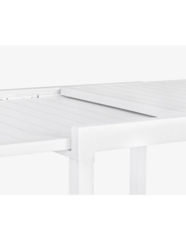 TAVOLI: vendita online Tavolo Allungabile Pelagius Bizzotto, Alluminio Verniciato, Pedini Regolabili, 83-166 cm in offerta
