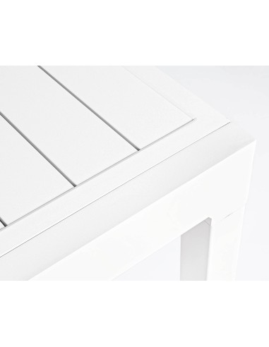 TAVOLI: vendita online Tavolo Allungabile Pelagius Bizzotto, Alluminio Verniciato, Pedini Regolabili, 83-166 cm in offerta