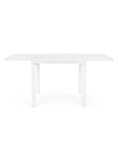TAVOLI: vendita online Tavolo Allungabile Pelagius Bizzotto, Alluminio Verniciato, Pedini Regolabili, 83-166 cm in offerta