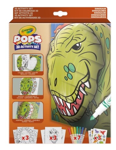 POPS 04-2800 DINOSAURI SET ATTIVITA'