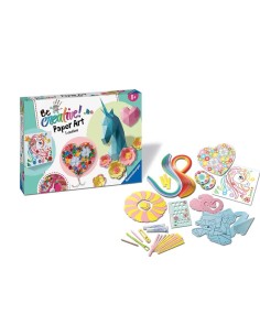 BE CREATIVE 18236 PAPER ART FIORI E UNICORNI su Shop in Casa