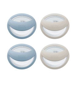 Nuk Mommy Feel Ciuccio Silicone 0-9m Blu 2 pz | shopincasa.it