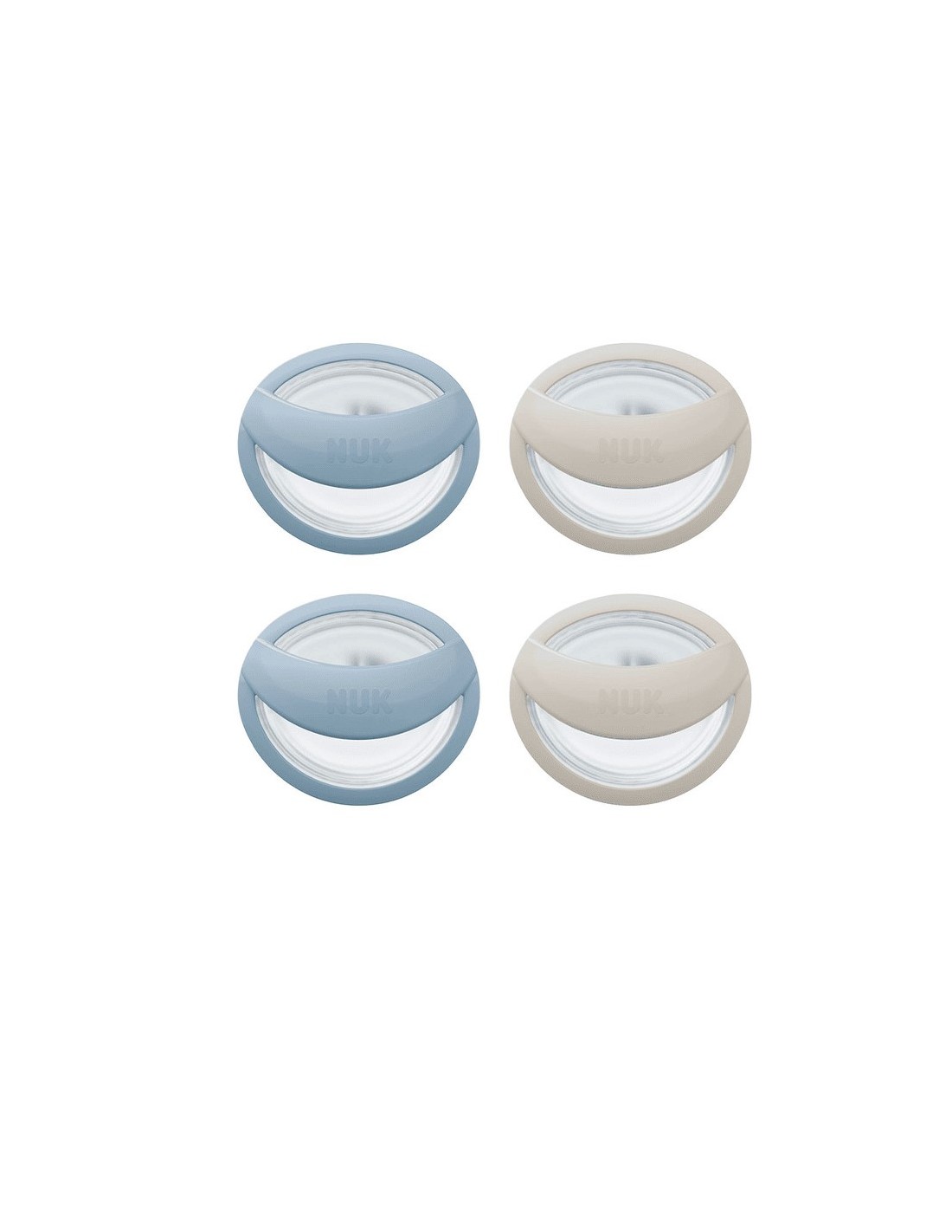 Nuk Mommy Feel Ciuccio Silicone 0-9m Blu 2 pz | shopincasa.it