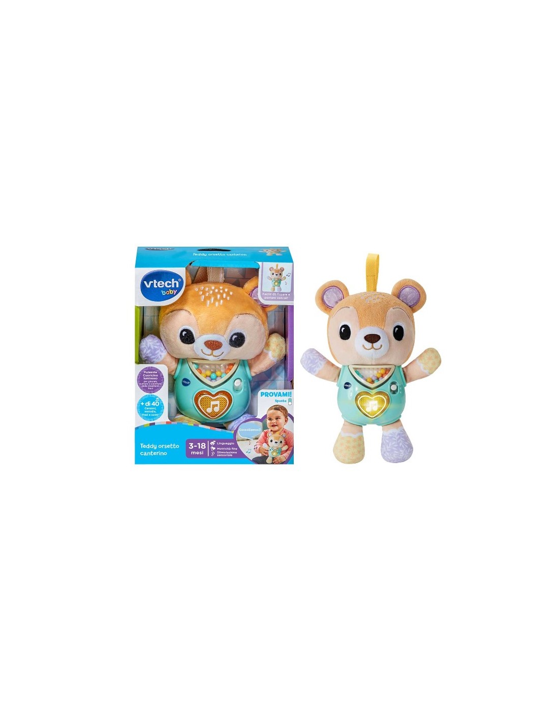 BABY 568307 TEDDY ORSETTO CANTERINO su Shop in Casa
