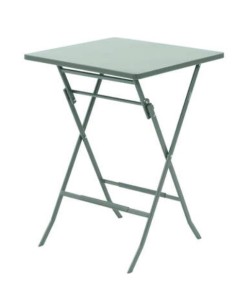 TAVOLI: vendita online GREENSBORO Tavolo da Giardino Pieghevole, Verde Oliva, 2 Posti, Acciaio Antiruggine, Resistente, Compa...