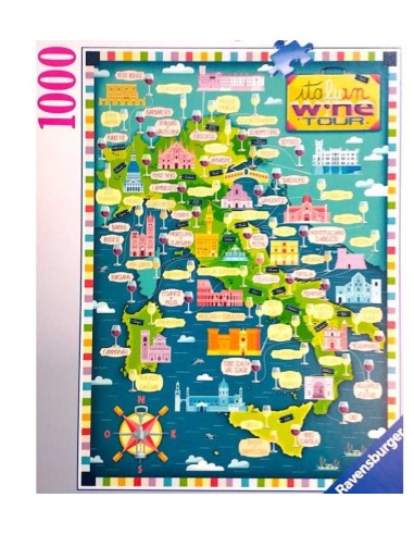 PUZZLE 17606 1000PZ MAPPA DEI VINI ITALIA