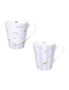 Brandani Set 2 Mug Polline Lilla New Bone China 600 ml | shopincasa.it