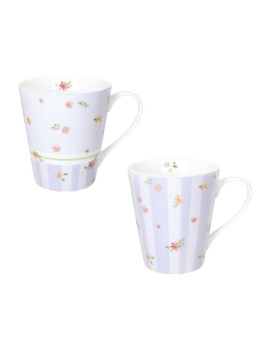 51148 SET 2PZ MUG POLLINE LILLA