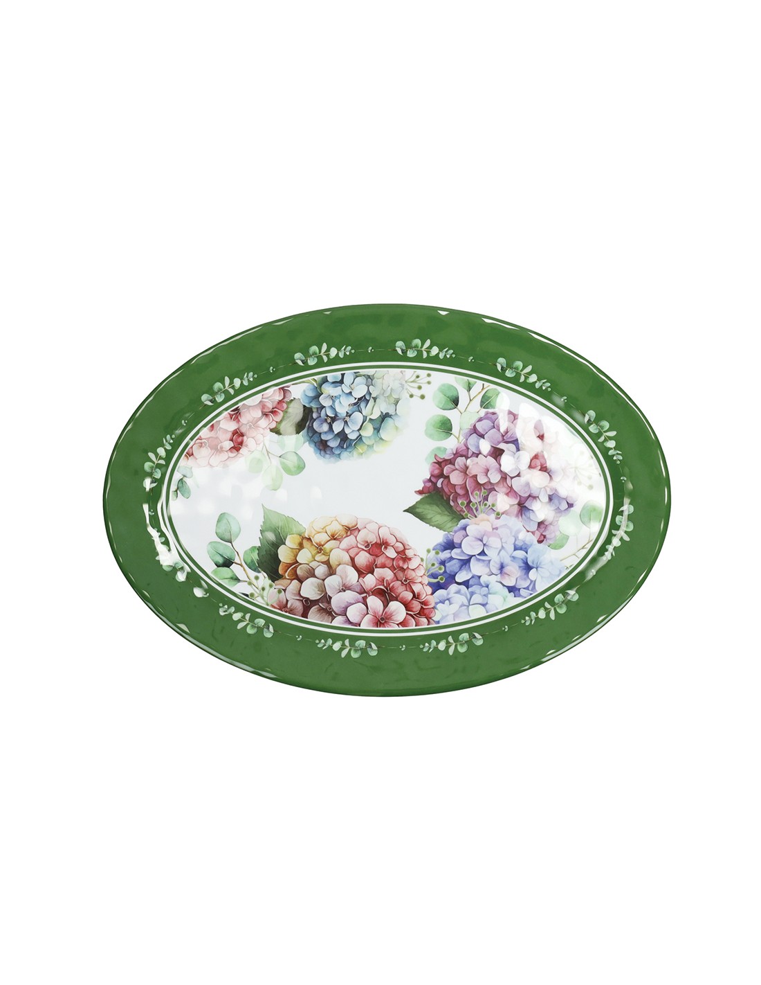 Brandani Vassoio Ovale Flora Melamina 35x25 cm | shopincasa.it