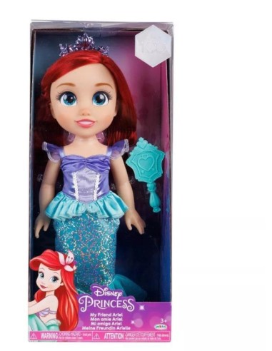 GIOCATTOLO PUBBLICIZZATO: vendita online Disney Princess bambola 38 cm Ariel, abiti glitterati, tiara scintillante, occhi bri...