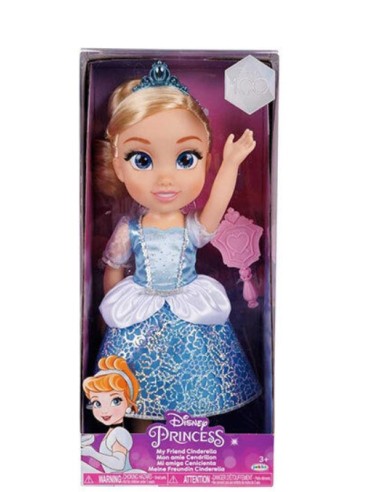 GIOCATTOLO PUBBLICIZZATO: vendita online Bambola Disney Princess Cenerentola 38 cm, abiti iconici, dettagli glitterati, tiara...