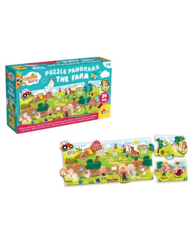 CAROTINA 105366 BABY PUZZLE PANORAMA FARM su Shop in Casa