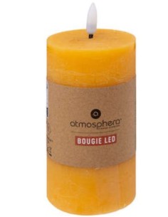 CANDELE: vendita online CANDELA LED 200664D SENAPE 7X15CM in offerta