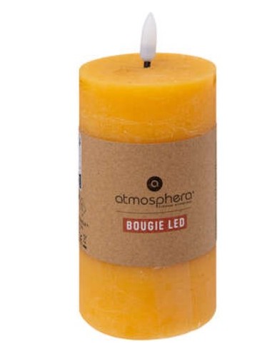 CANDELA LED 200664D SENAPE 7X15CM su Shop in Casa
