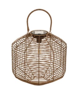 LAMPADA 178903 RATTAN/METALLO D30CM NATURALE su Shop in Casa
