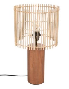 LAMPADA TAVOLO 190626 BAMBOO 27X48CM NATURALE su Shop in Casa