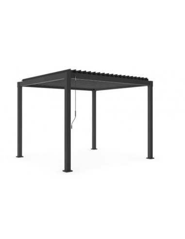 GAZEBO E OMBRELLONI: vendita online PERGOLA 0795804 GARDA 3X3 H2,4MT ANTRACITE (base non inclusa) in offerta