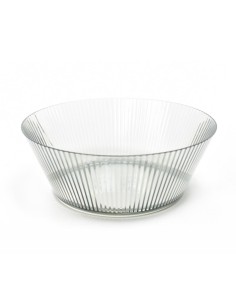 INSALATIERA 08650 TRASPARENTE 24X9CM POLISTIRENE su Shop in Casa