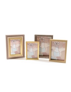 SET 3 PORTAFOTO 08660 MDF 10X15/13X18/15X20 COLORI ASSORTITI su Sho...